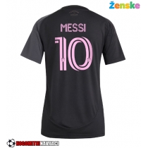 Ženske Nogometnih dresov Inter Miami Lionel Messi #10 Gostujoči 2025-26 Kratki rokavi